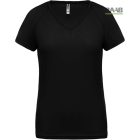 V nyakkivágású női sport póló sok színben XS-2XL-ig 