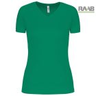 V nyakkivágású női sport póló sok színben XS-2XL-ig 