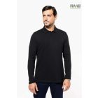 Supima férfi galléros póló - vegan