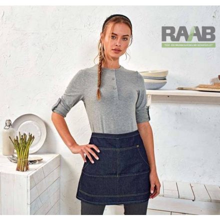 Jeans rövid kötény 