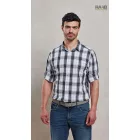 Nagykockás férfi ing M-es méretben