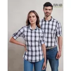 Nagykockás férfi ing M-es méretben