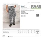 Essentiál nagykockás és fekete séfnadrág