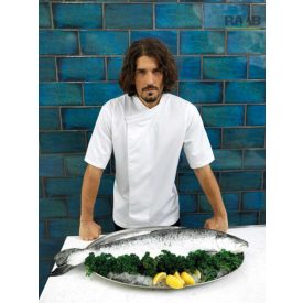 Culinary rövidujjú séfkabát XL-es méretben