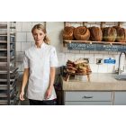 Női rövid újjú szakácskabát 