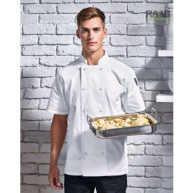 Coolchecker szakácskabát fehér és fekete színben