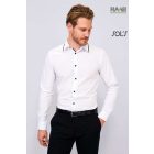 Hosszú ujjú férfi ing szegéllyel