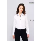 Hosszú ujjú női ing szegéllyel