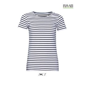 Miles női csíkos póló fekete/fehér