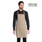 Burgundi színű Kötény zsebbel