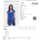 Moon női póló V nyakkivágással