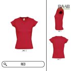 Moon női póló V nyakkivágással