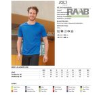 Sporty - Raglan férfi sportpóló 3XL-es méretben