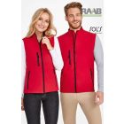 Rallye női softshell mellény fekete színben