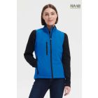 Rallye női softshell mellény fekete színben