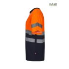 HV KÉTTÓNUSÚ, RÖVID UJJÚ PAMUT PÓLÓ