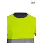 HV KÉTTÓNUSÚ, RÖVID UJJÚ PAMUT PÓLÓ