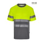 HV KÉTTÓNUSÚ, RÖVID UJJÚ PAMUT PÓLÓ