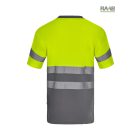 HV KÉTTÓNUSÚ, RÖVID UJJÚ PAMUT PÓLÓ