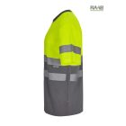 HV KÉTTÓNUSÚ, RÖVID UJJÚ PAMUT PÓLÓ