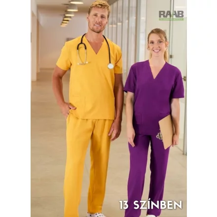Mikroszálas egészségügyi, scrub nadrág