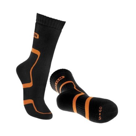 TREK SOCK Black-orange zokni