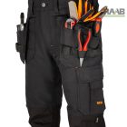 Erebos stretch munka-, és túranadrág - fekete