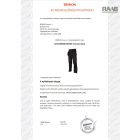 Erebos stretch munka-, és túranadrág - fekete