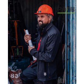 Erebos sztreccs munkakabát - fekete S-3XL-ig