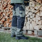 Erebos Promacher túra és munkanadrág fekete/zöld