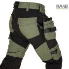 Erebos Promacher túra és munkanadrág fekete/zöld