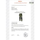 Erebos Promacher túra és munkanadrág fekete/zöld