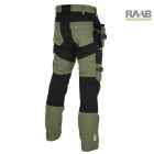 Erebos Promacher túra és munkanadrág fekete/zöld