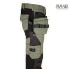 Erebos Promacher túra és munkanadrág fekete/zöld