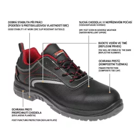 42-es méretű NM S3 low Félcipő 