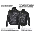 Camos softshell dzseki fekete-szürke terepszínben