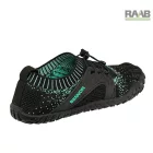 43-as méretű BOSKY Barefoot lábbeli - fekete / türkizkék 