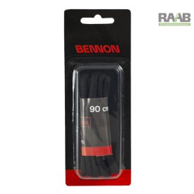 90 cm-es fekete cipőfűző