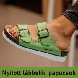 Nyitott lábbelik, papucsok