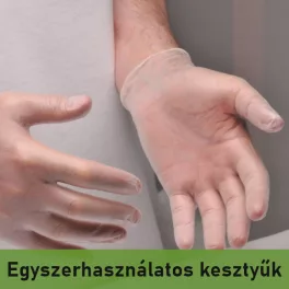 Egyszerhasználatos kesztyűk