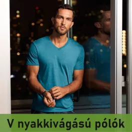 V nyakkivágású pólók