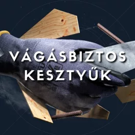Vágásbiztos kesztyűk