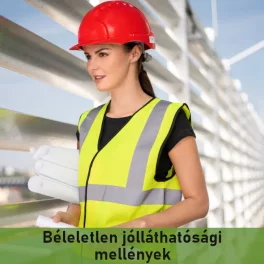 Béleletlen jólláthatósági mellények