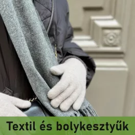 Textil és bolykesztyűk